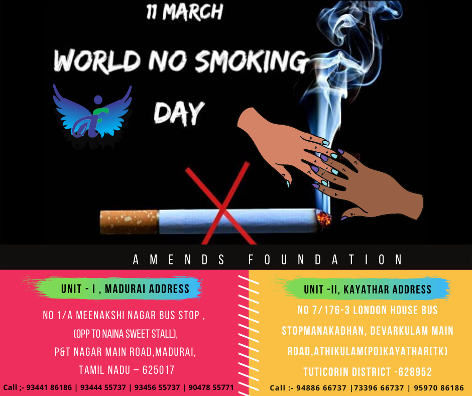 No smoking day_De-Addiction _Madurai_Kayathar_Tuticorin_ Amends-Foundation